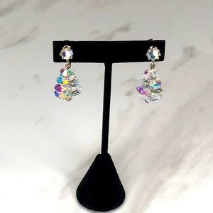 Vintage Crystal Dangling Earrings
